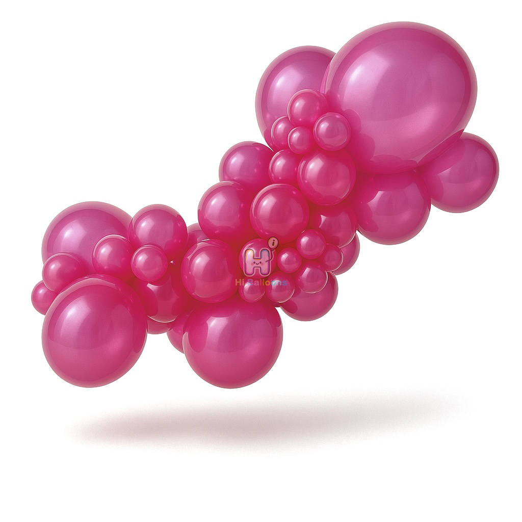 20FT,All Pearl Rose Latex Balloon Arch Kit